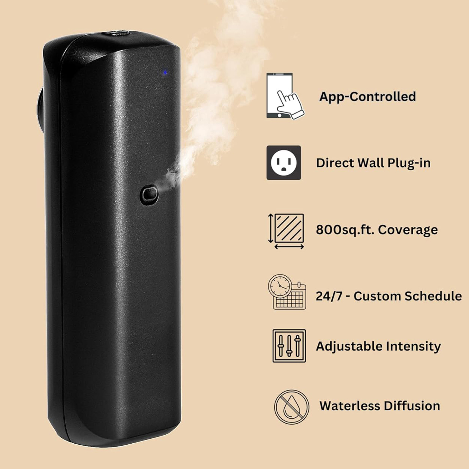 Home Fragrance Device - Fragrance Diffuser Toilet Automatic Air Freshener