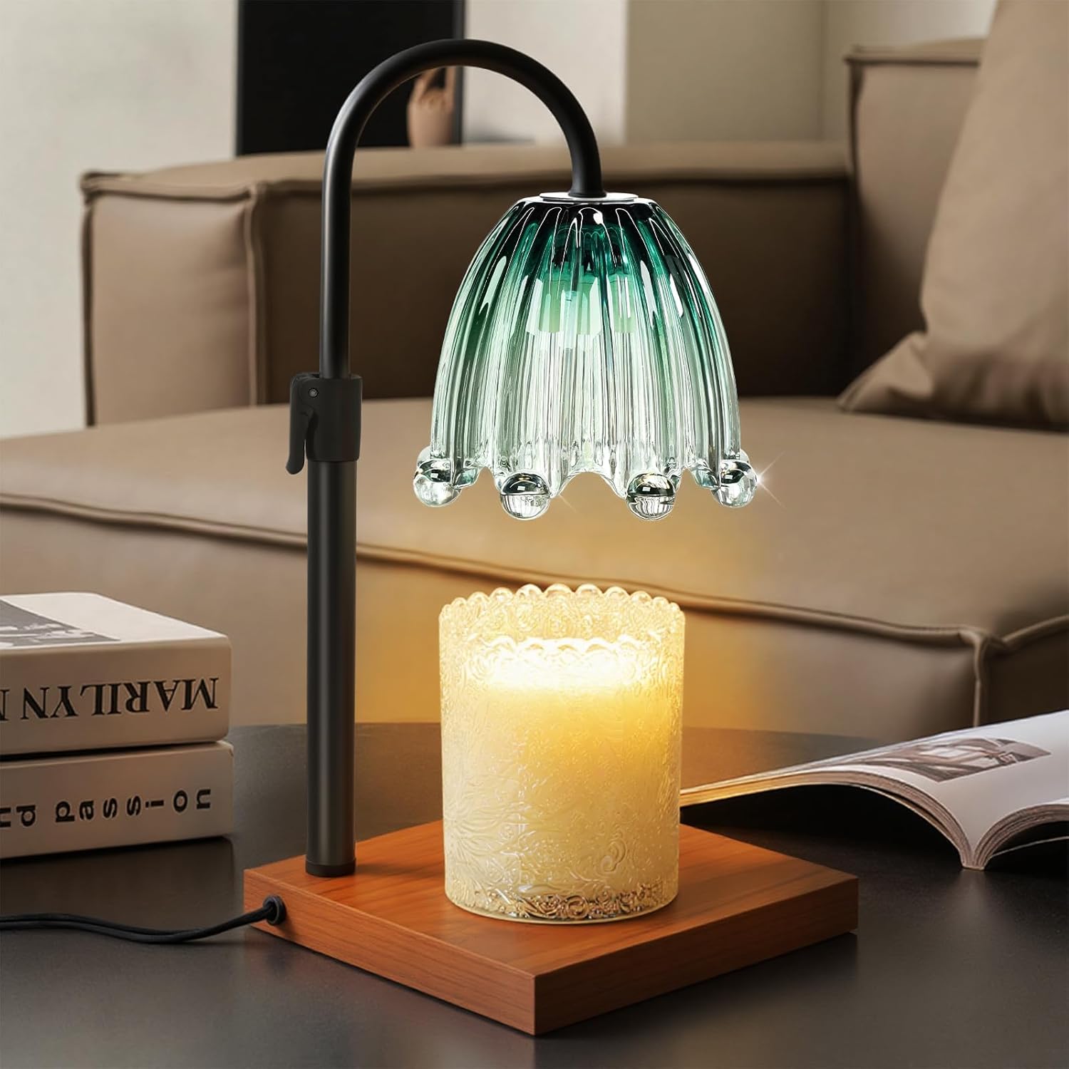 Home Fragrance Lamp - Candle Warmer Lamp with Timer, Adjustable