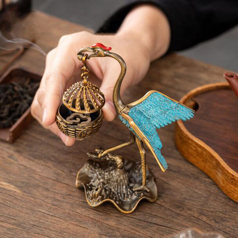 Metal Crane Hanging Basket Aro - Home Fragrance Lamp 리뷰 및 가격