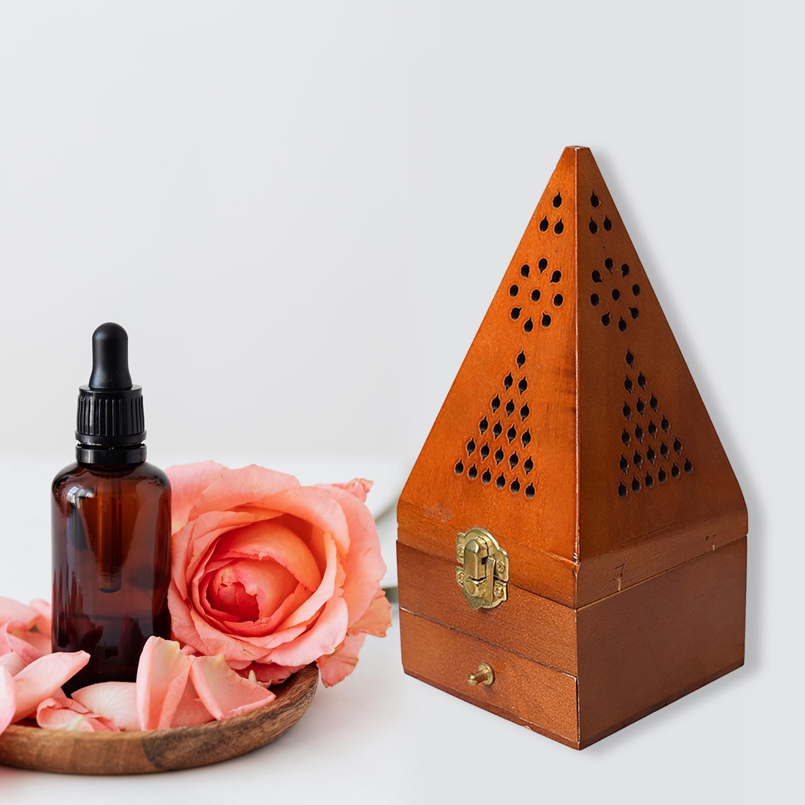 Wood Incense Cone Holders Hand - Home Fragrance Gift Box 리뷰 및 가격
