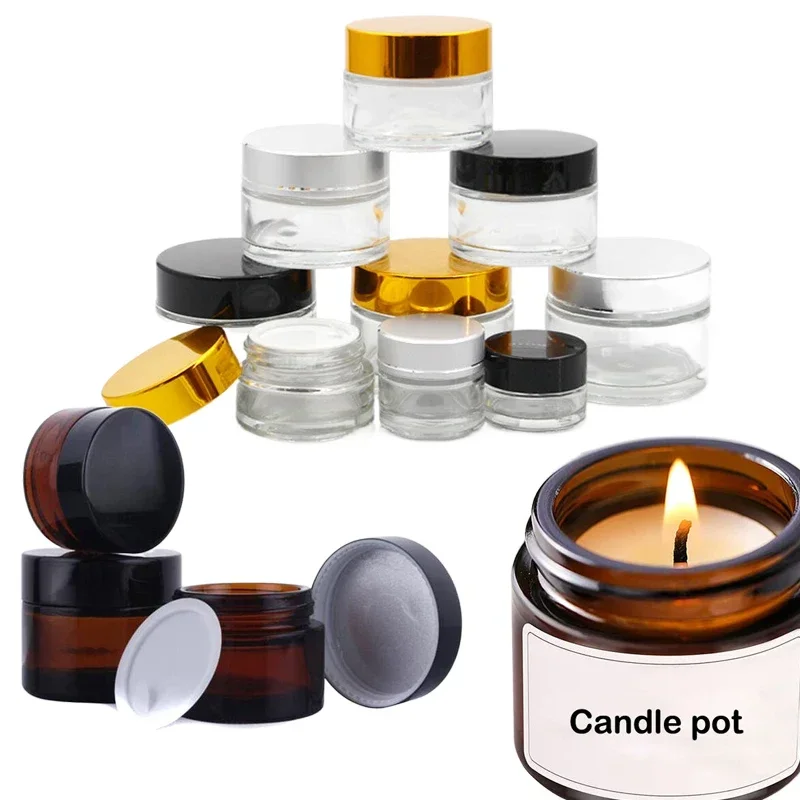 5Pcs 5g-100g Mini Amber Round  - Amber Jar Candle 리뷰 및 가격