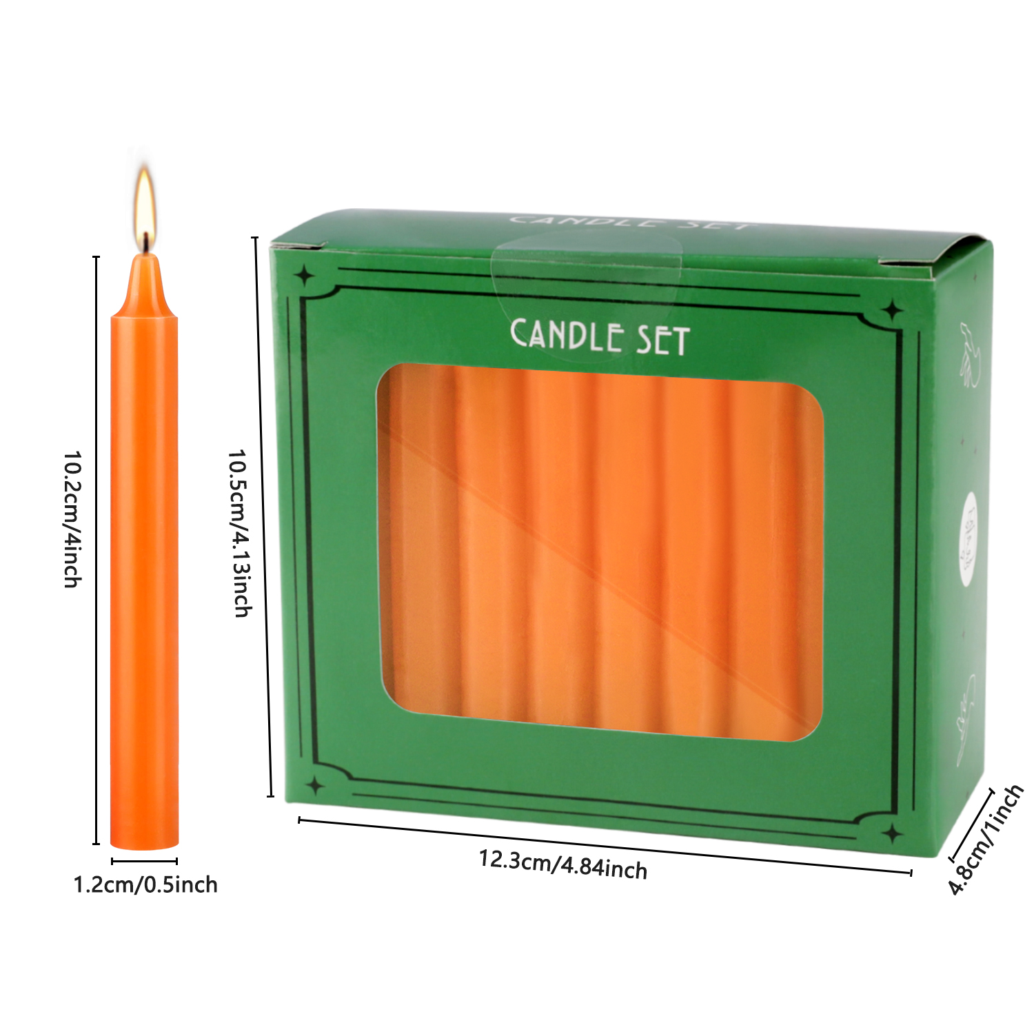 Orange 40 Pcs 4Inch Waxs, Drip - Home Fragrance Wax Melts 리뷰 및 가격
