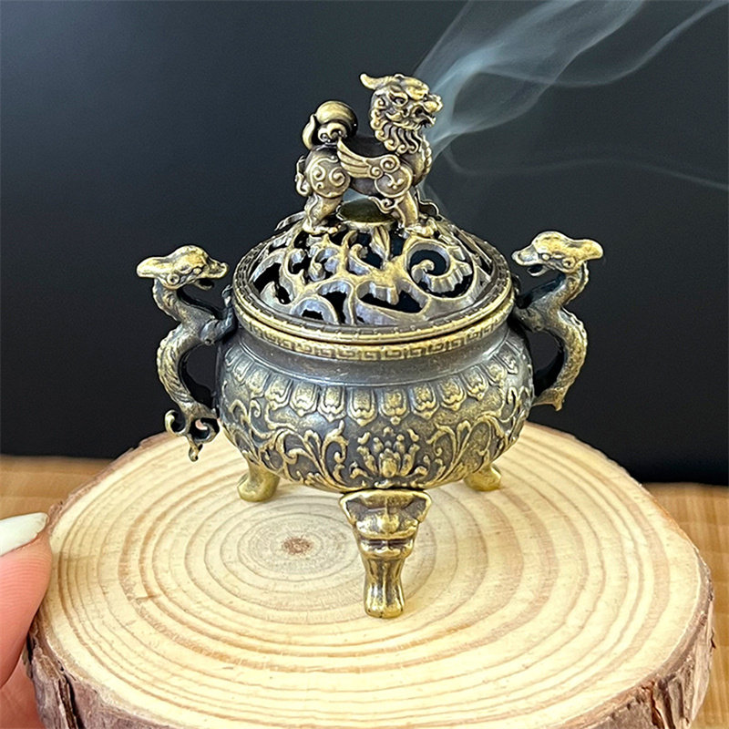 Vintage Alloy Incense Burner S - Home Fragrance Miniso 리뷰 및 가격