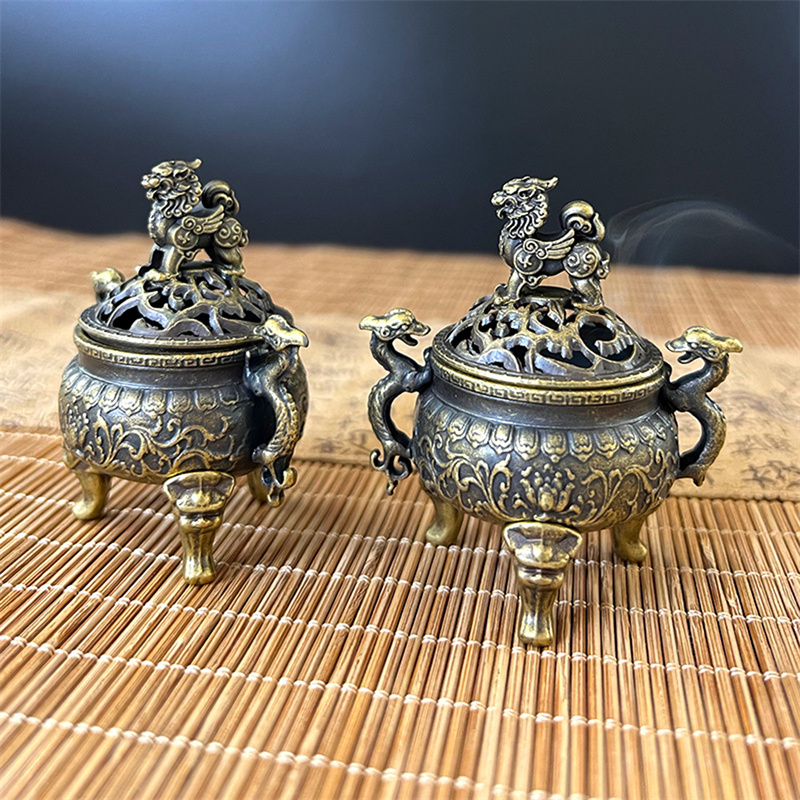 Vintage Alloy Incense Burner S - Home Fragrance Miniso 리뷰 및 가격