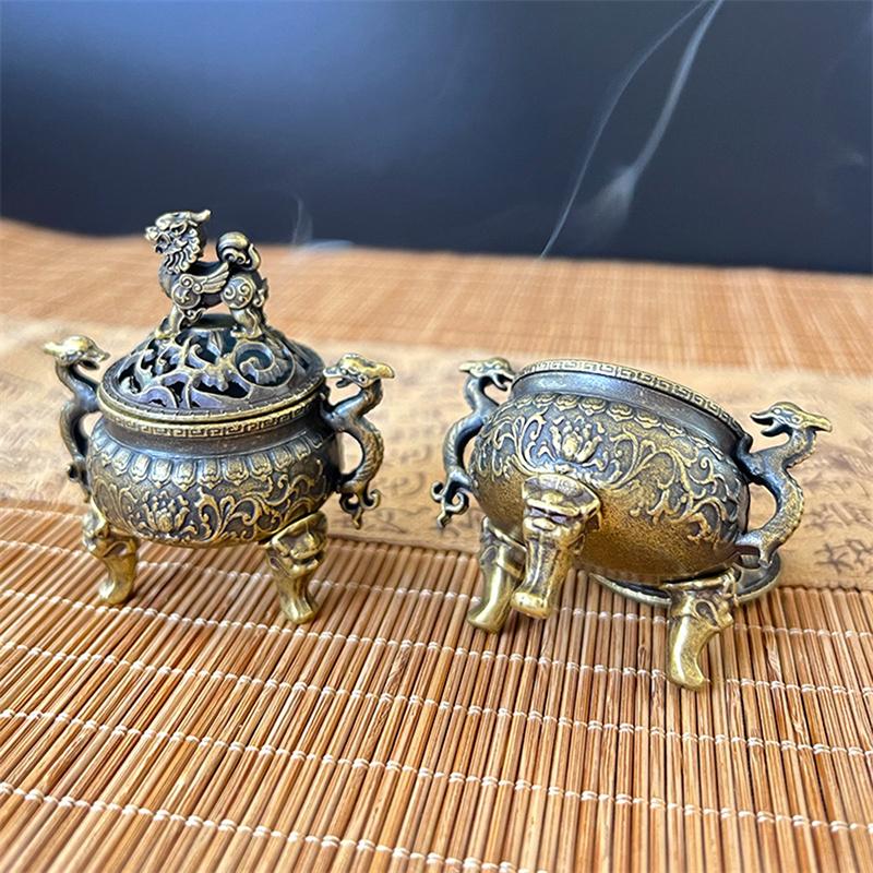 Vintage Alloy Incense Burner S - Home Fragrance Miniso 리뷰 및 가격