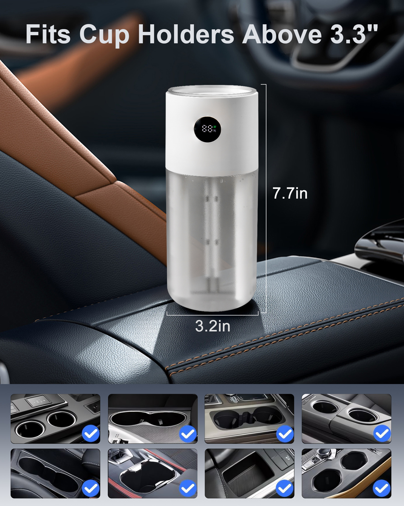 Eary 500ml USB Mini Car Humidi - Home Fragrance Vaporizer 리뷰 및 가격