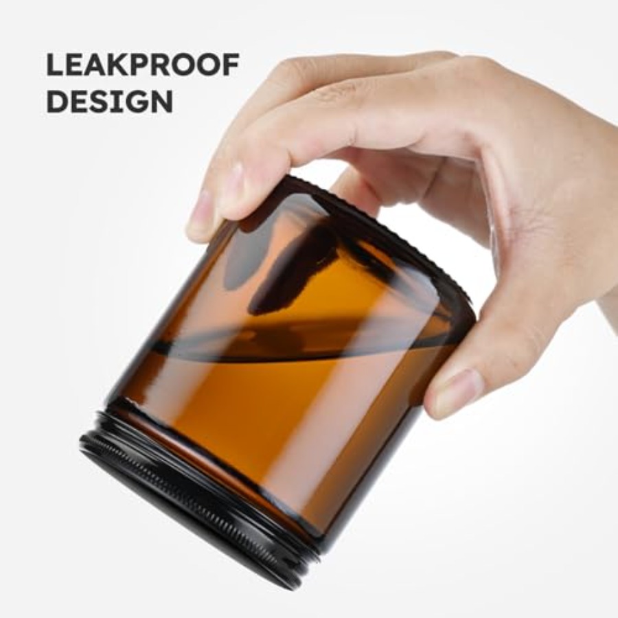 8oz Glass Jars with Lids, 30 P - Amber Jar Candle 리뷰 및 가격