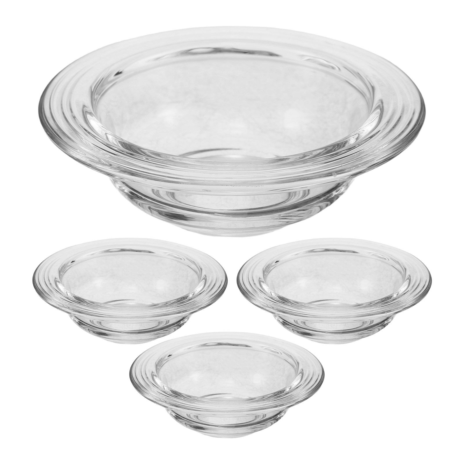 4Pcs Clear Glass Wax Melter Pl - Home Fragrance Wax Melts 리뷰 및 가격