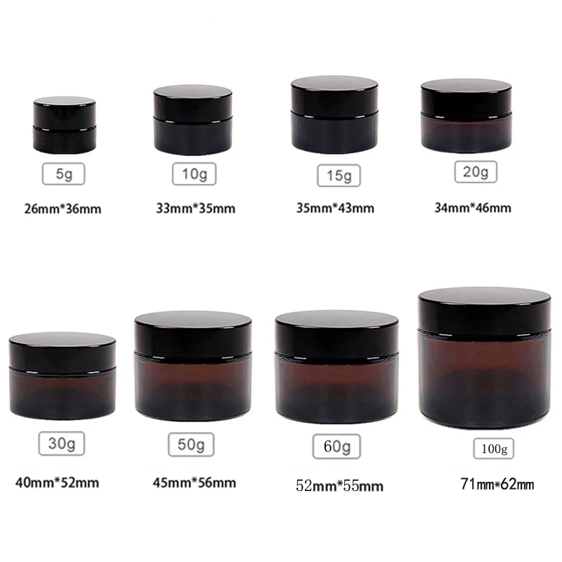 5Pcs 5g-100g Amber Empty Glass - Amber Jar Candle 리뷰 및 가격
