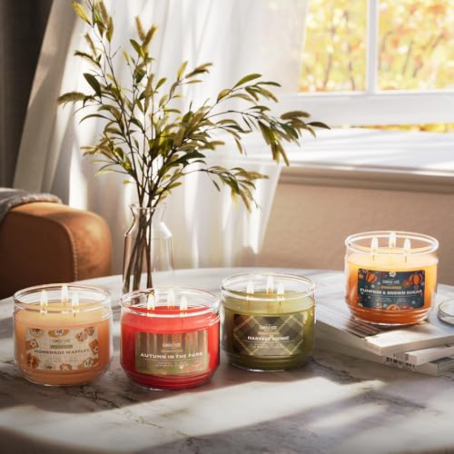 Fall Scented Candles, Anjou Pe - Amber Jar Candle 리뷰 및 가격