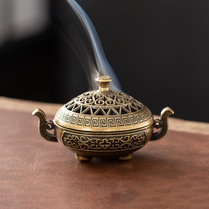 Vintage Alloy Incense Burner S - Home Fragrance Miniso 리뷰 및 가격