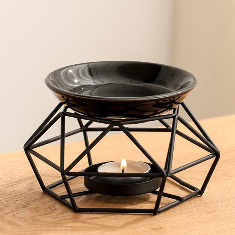 Ceramic Bowl Iron Rack Black C - Home Fragrance Lamp 리뷰 및 가격