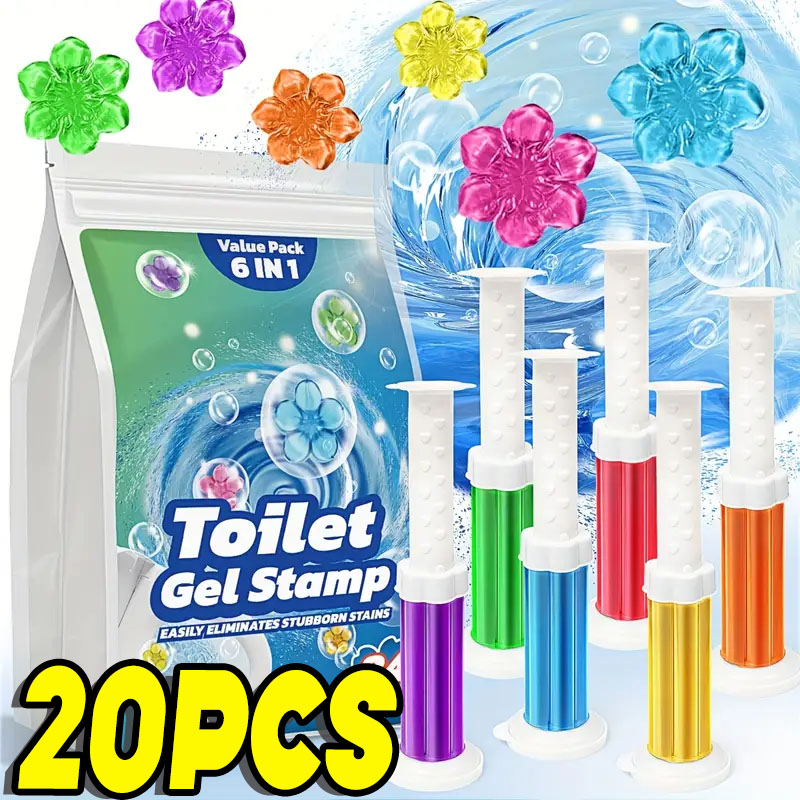 1/20pcs Flower Toilet Cleaner  - Home Fragrance Gel 리뷰 및 가격