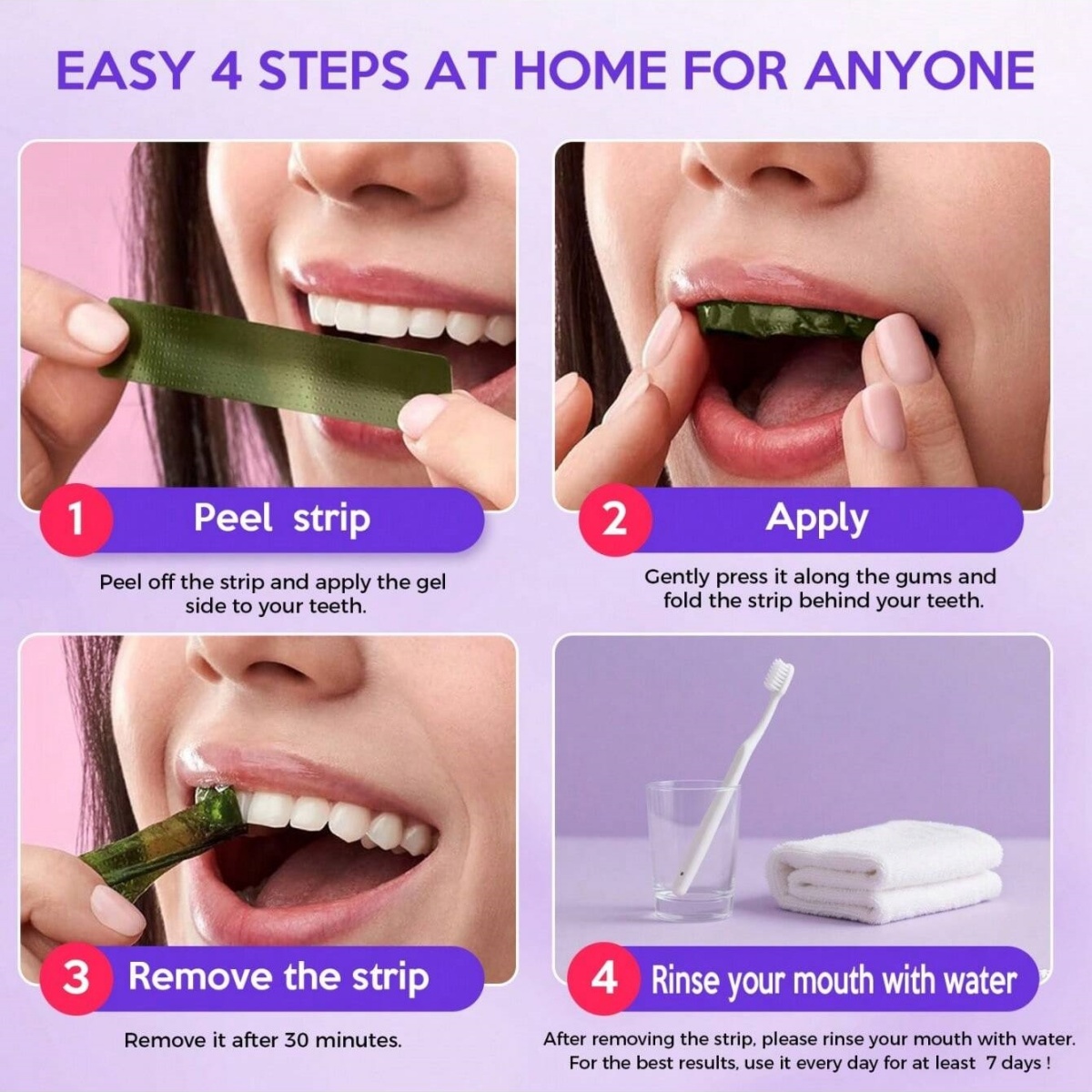 Deluxe Whitening Teeth Sticker - Home Fragrance Gel 리뷰 및 가격