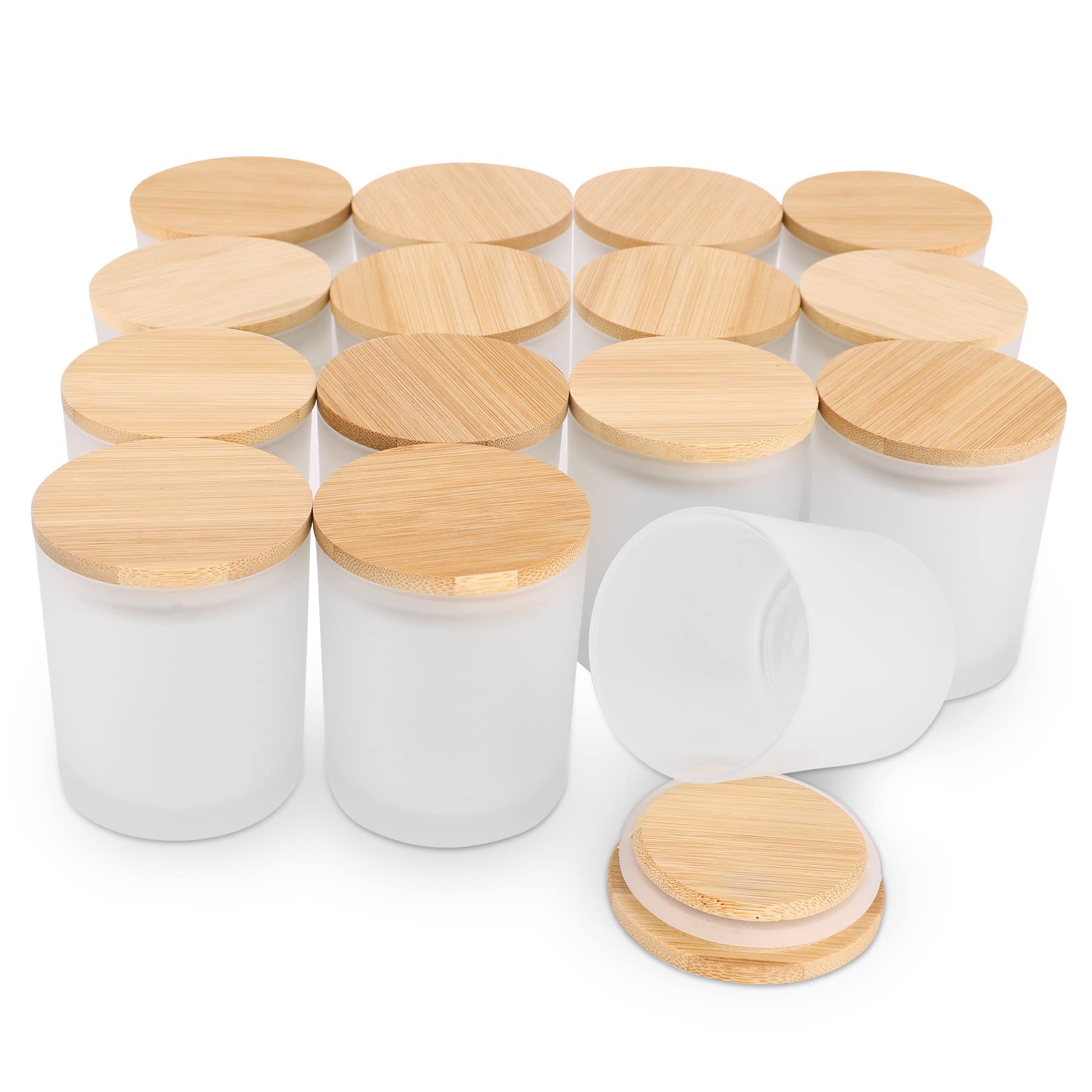 6-Pack 6OZ Frosted Amber Glass - Amber Jar Candle 리뷰 및 가격