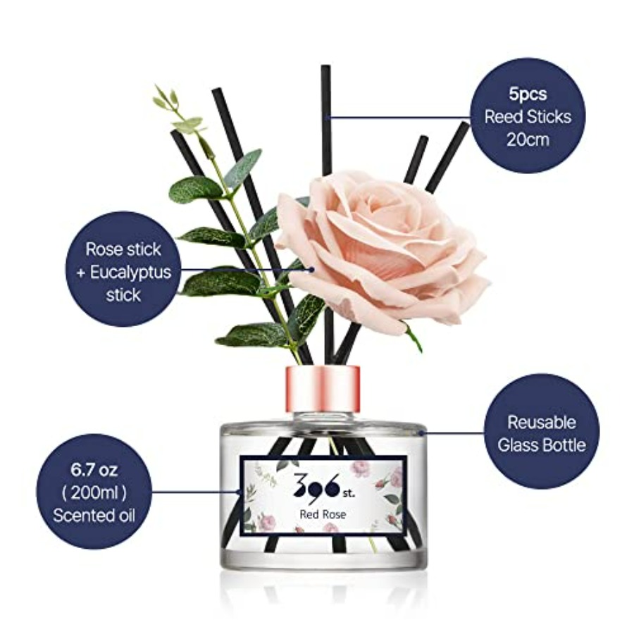 Rose Flower Reed Diffuser,,200 - Home Fragrance Reeds 리뷰 및 가격