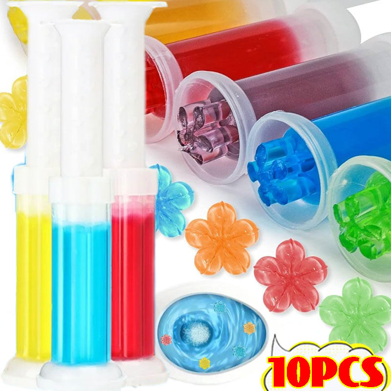 1/10pcs Flower Toilet Cleaner  - Home Fragrance Gel 리뷰 및 가격