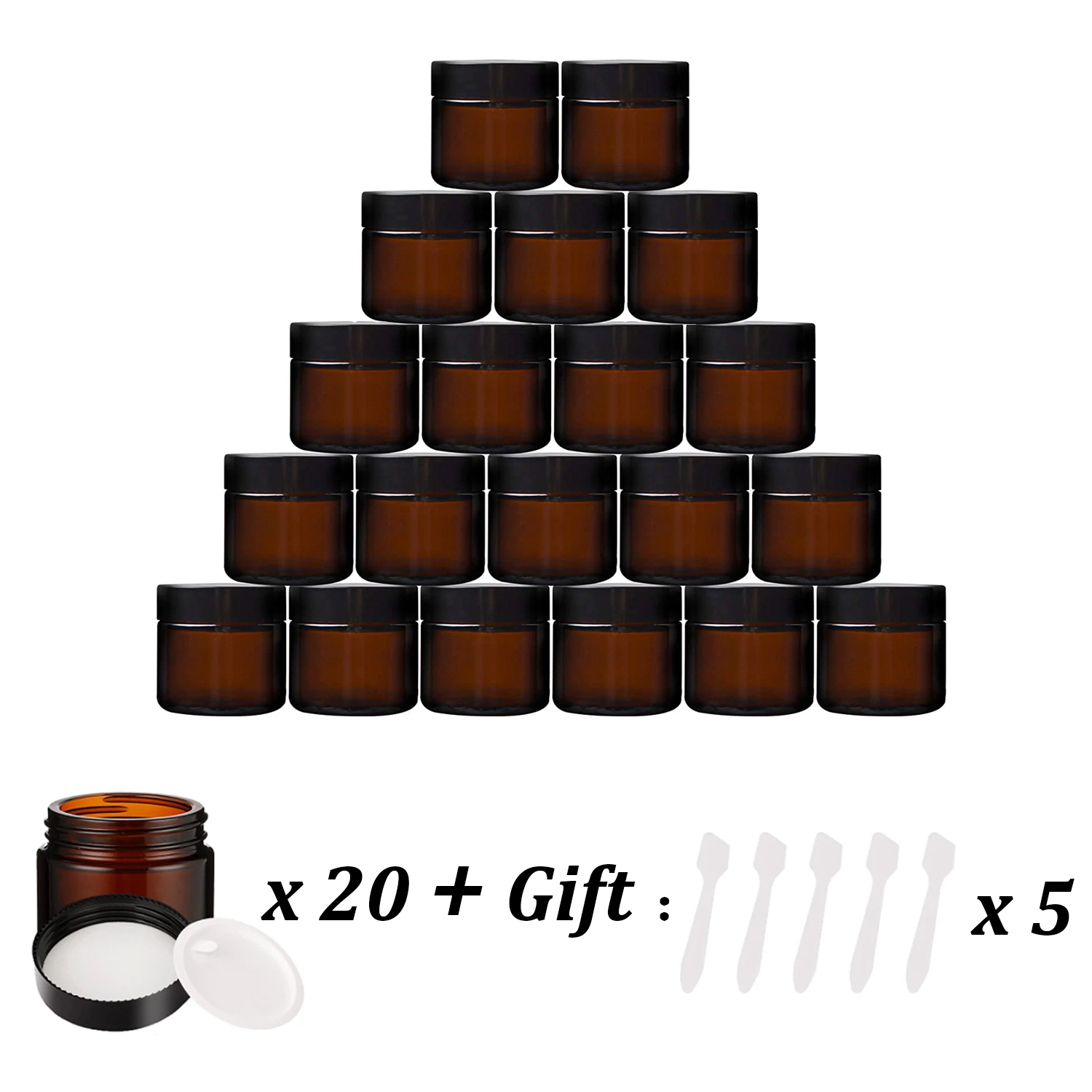 20PCS Small Amber Glass Jars w - Amber Jar Candle 리뷰 및 가격