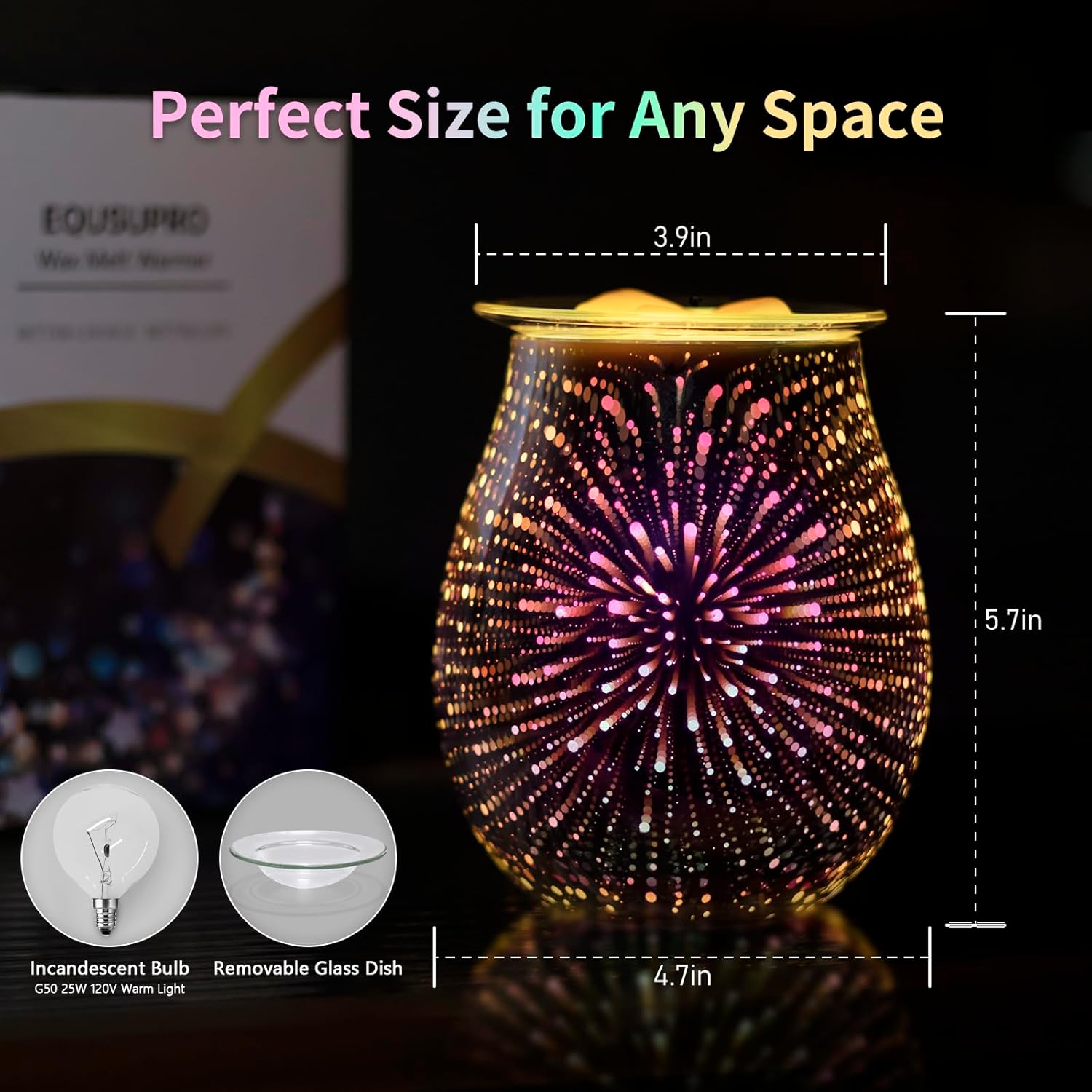 3D Glass Electric Wax Melt War - Home Fragrance Wax Melts 리뷰 및 가격