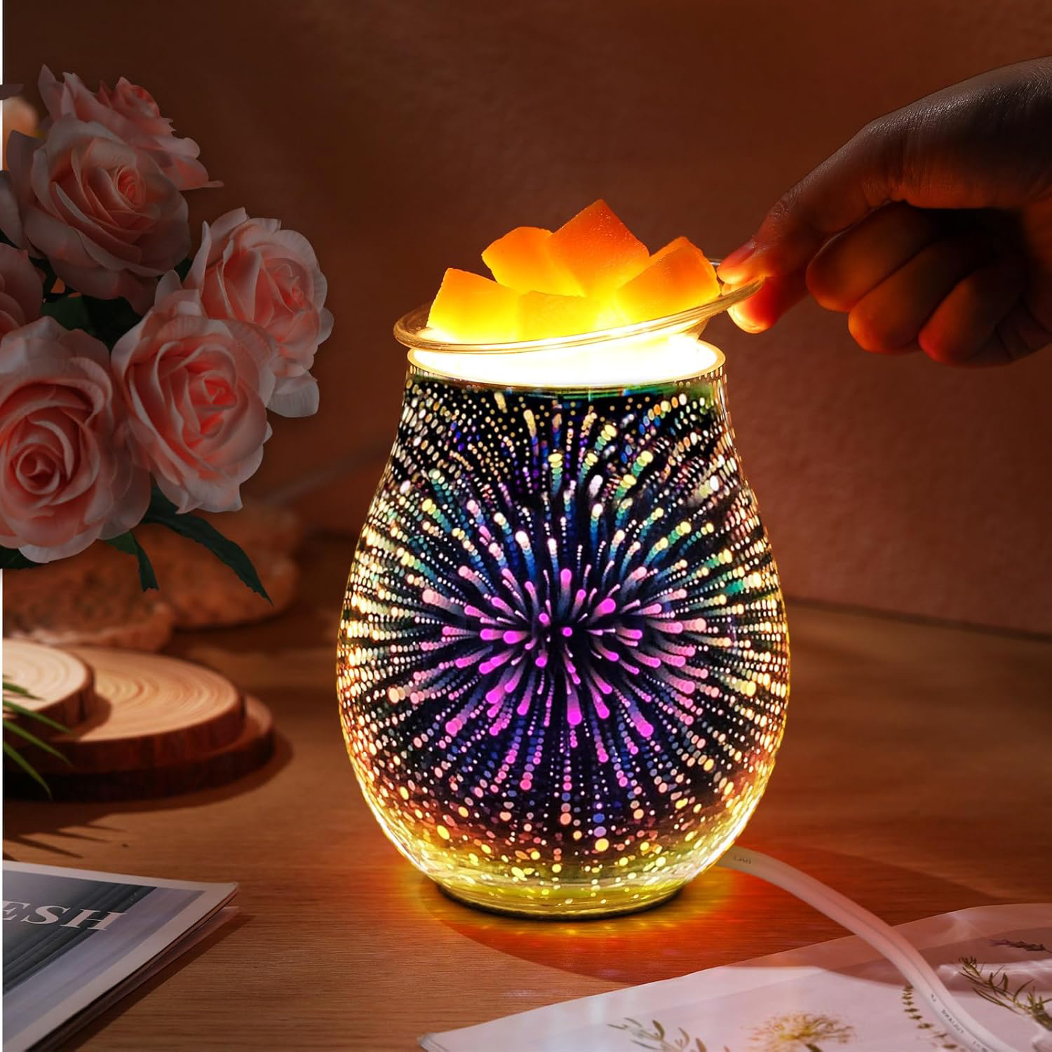 Wax Melts 3D Glass Electric Wa - Home Fragrance Wax Melts 리뷰 및 가격