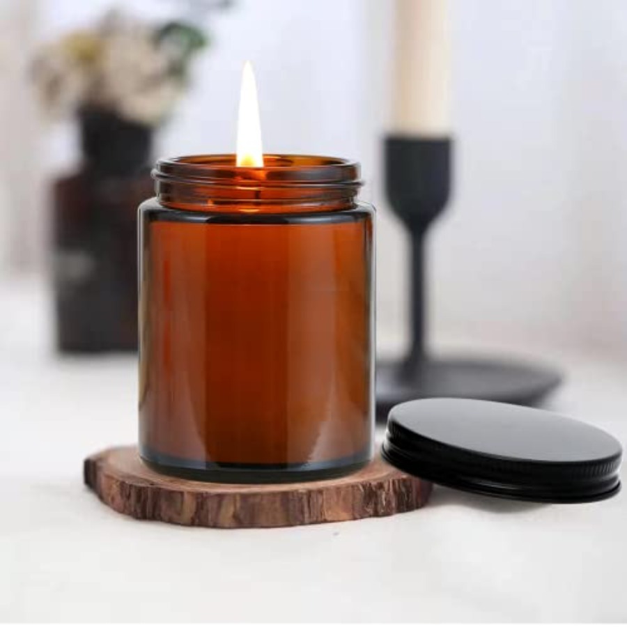 8oz Amber Candle Jars Set of 3 - Amber Jar Candle 리뷰 및 가격