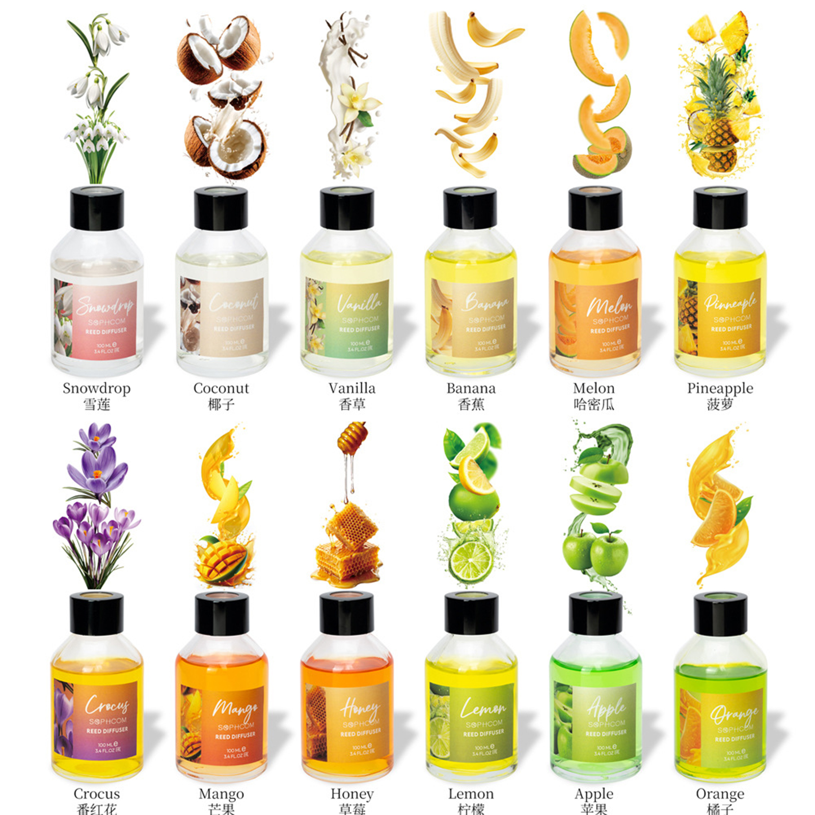 100ml Floral Fruity Reed Diffu - Home Fragrance Reeds 리뷰 및 가격