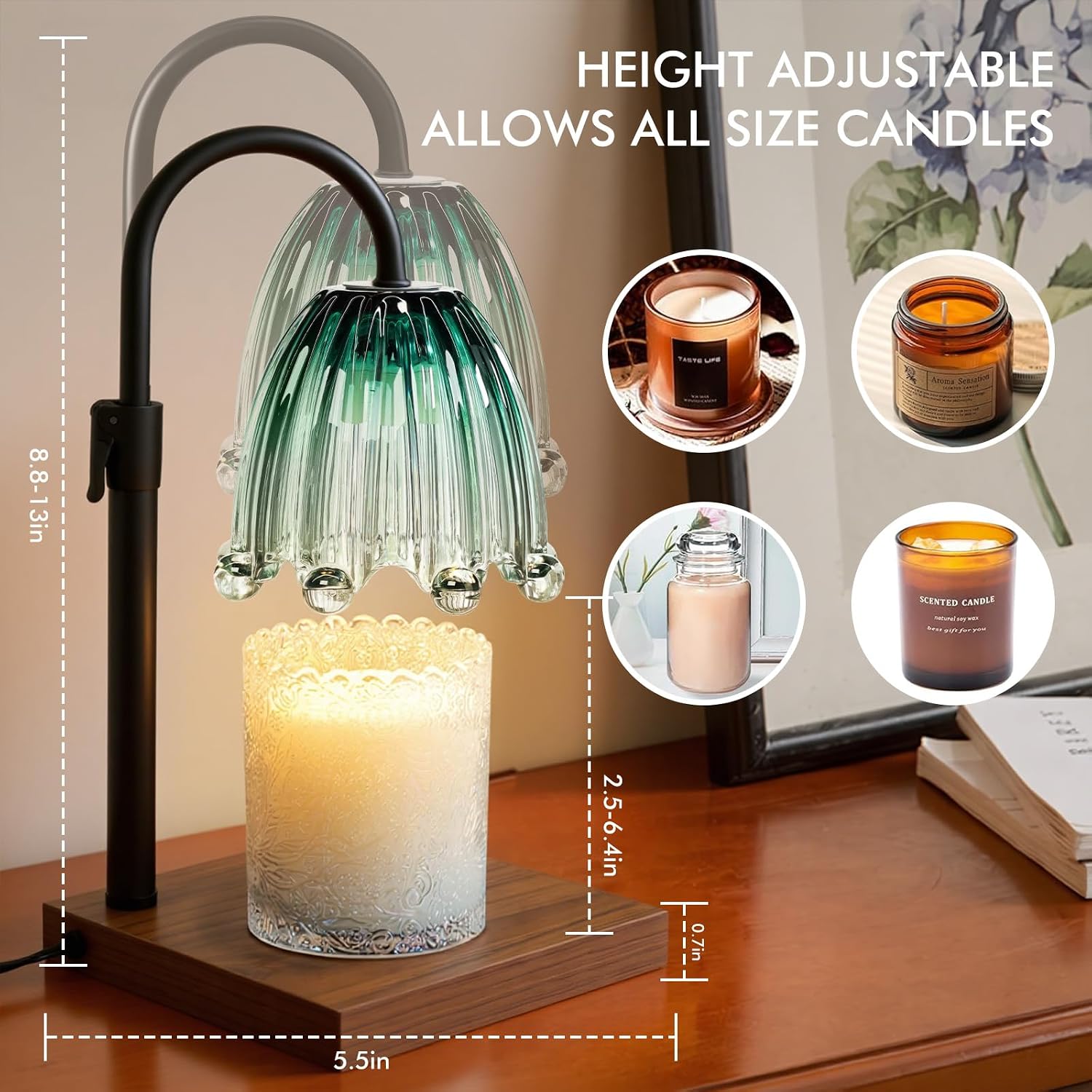 Candle Warmer Lamp with Timer, - Home Fragrance Lamp 리뷰 및 가격
