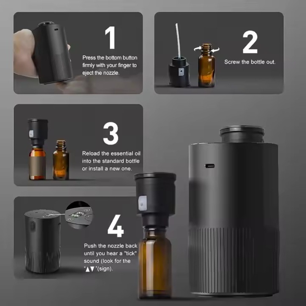 Portable Essential Oil Diffuse - Home Fragrance Vaporizer 리뷰 및 가격